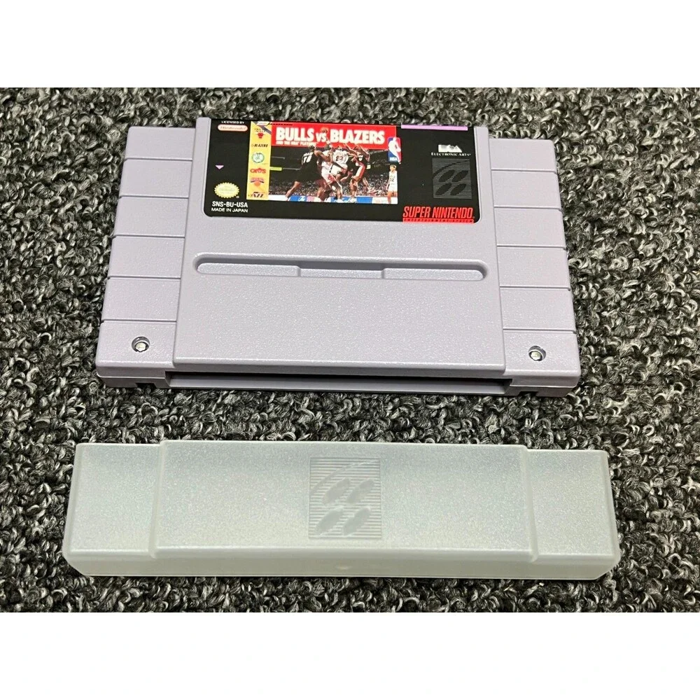 Bulls vs. Blazers and the NBA Playoffs (Super Nintendo, 1992) CIB Authentic SNES